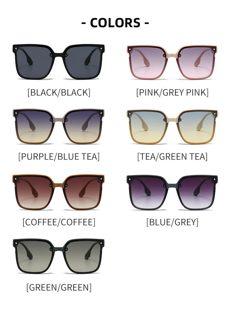 Luxury Women Trends Glasses with Box